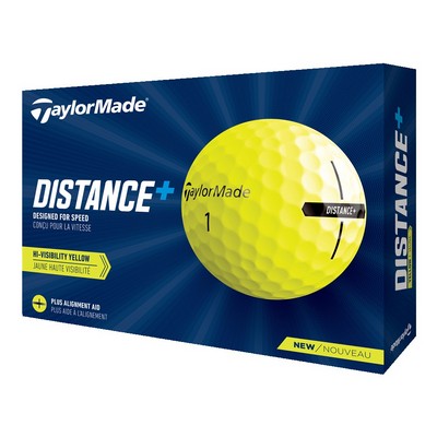 TaylorMade 2021 Distance+ Golf Balls - Yellow