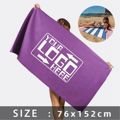 Microfiber Beach Towel 30" X 60"