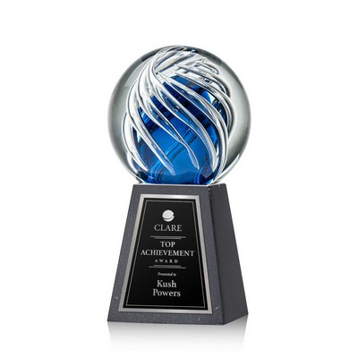 Genista Award on Tall Marble - 4" Diam