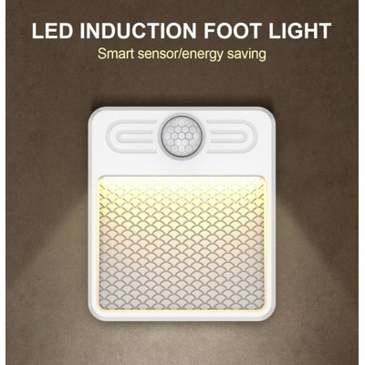 LED Night Light, Warm White LED, Motion Sensor, Motion-Sensing LED Stick-Anywhere Nightlight