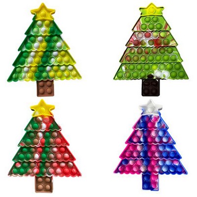 Christmas Tree Push Bubble POP Fidget Toys