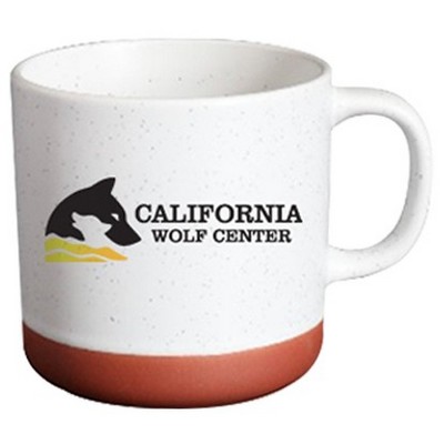 13 Oz. Satin White Phoenix Mug w/Unglazed Bottom - 4 colors available