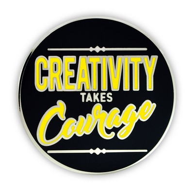 Creativity Takes Courage Lapel Pin