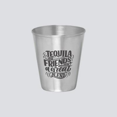 2.5 Oz. Metal Shot Glasses