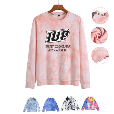 Tie-Dye Pullover Sweatshirt