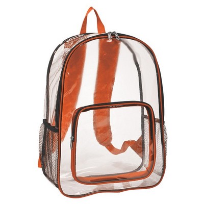 PVC Transparent Backpack 13'x6'x18'