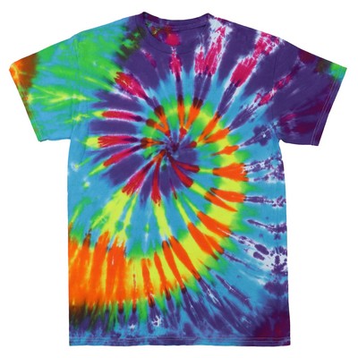 Tie Dye Short Sleeve T-shirts -- Same-Day-Ship!