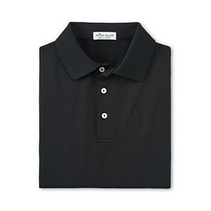 Peter Millar Men's Solid Performance Knit Collar Polo