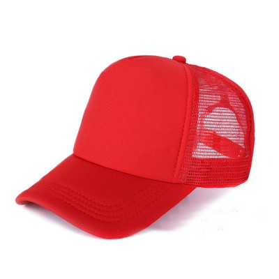 Mesh Back Sponge Bassball Cap