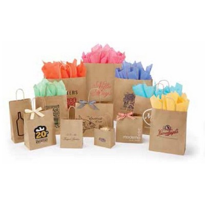 Recycled Natural Kraft Paper Shopping Bag (14"x 8"x 14")