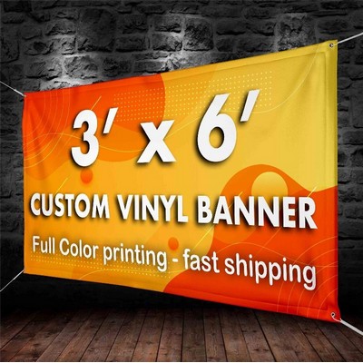 10Oz 3'x6' vinyl banner