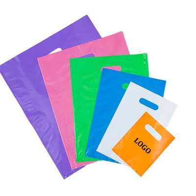 Plastic Bags With Die Cut Handles