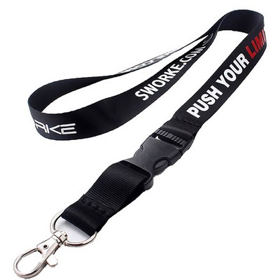 3/4" Nylon Lanyard w/ BUCKLE RELEASE