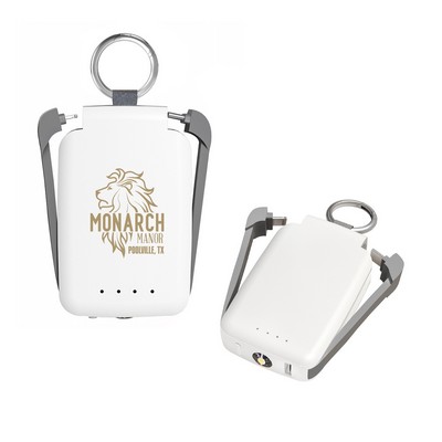 2000 mAh Keychain PowerBank With Flash Light