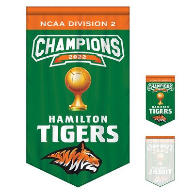 3' x 5' Championship Banner Single Sided V-Cut