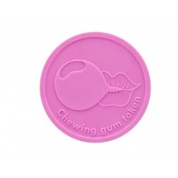 1.37" Embossed Chewing Gum Tokens