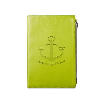 Prime Line Element Softbound Journal With Zipper Pocket 5.7" X 8.5"