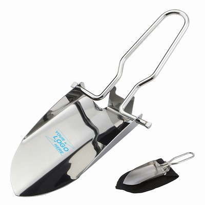 Compact Foldable Stainless Steel Hand Shovel