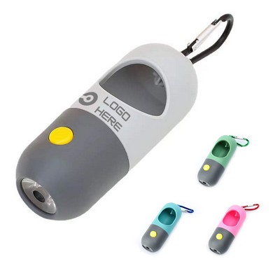 Pet Poop Bag Dispenser With LED Light