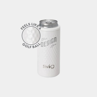 12 oz SWIG® Golf Slim Stainless Steel Insulated Can Cooler