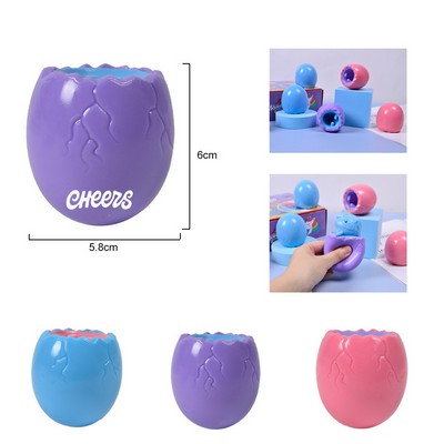 Extruding Unicorn Cup Stress Toy