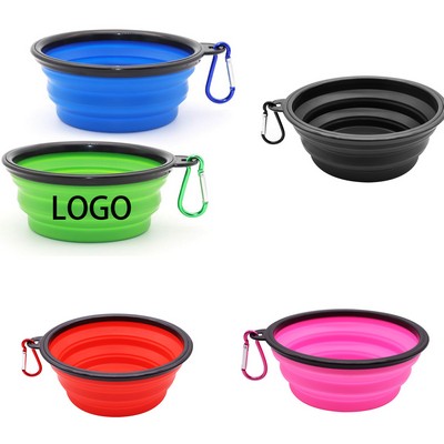 Pet Bowl with Carabiners