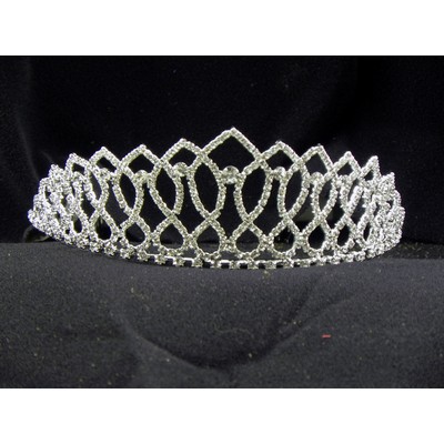 Cascading Crystals Tiara (2 1/2" High)