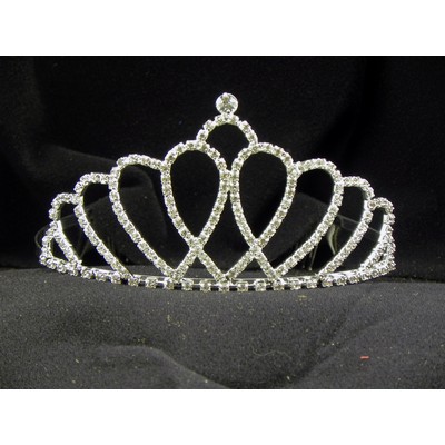 Hearts and Loops Tiara (2 3/4" High)