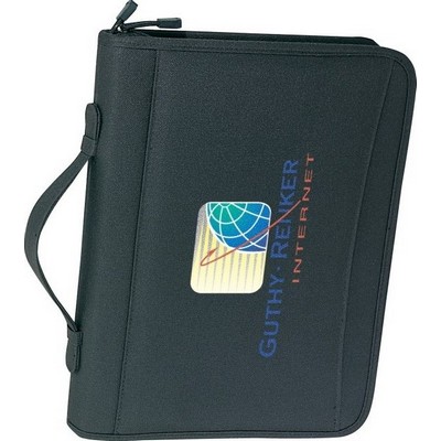 Poly Zippered Binder Padfolio