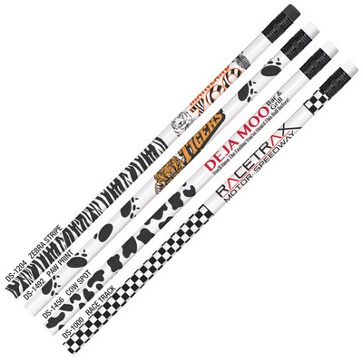 Dynamic Duo™ #2 Pencil w/Zebra Print Design