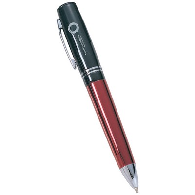 Designer Ballpoint Pen in Shiny Metallic Red