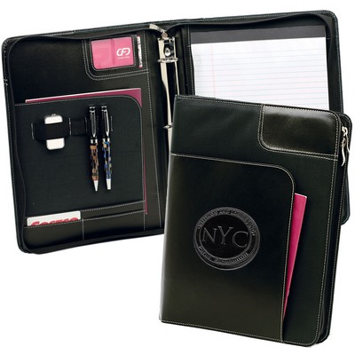 Winn Binder 3-Ring Zip Portfolio