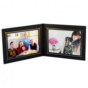 Superior Double Photo/Certificate Frame - Landscape Style (5"x7")