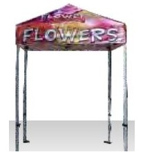 5'x5' Pop-Up Tent- (Full Digital Top & Valance)