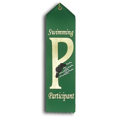 Stock Swim Event Ribbon - Participant