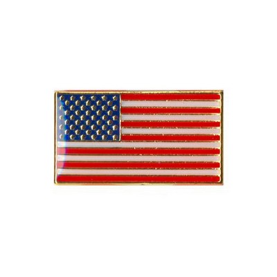 Classic Rectangular U.S. Flag Pin