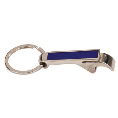 Blue Bottle Opener Keychain