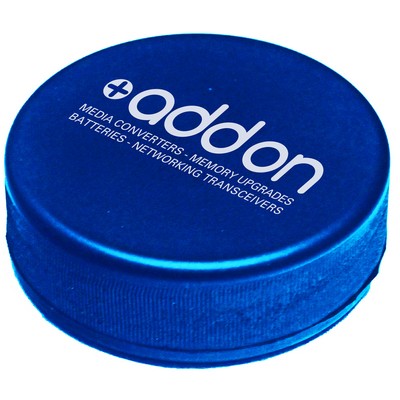 Blue Hockey Puck Stress Reliever