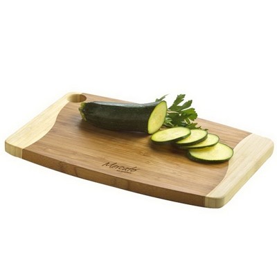 BistroTek™ End Waves Premium Bamboo Cutting Board