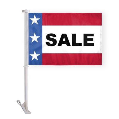 Patriotic Sale Premium Car Flags 10.5x15 inch