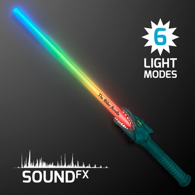 LED Dragon Saber Swords with Sound Effects - Domestic Print