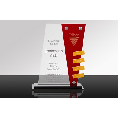 SLIDERS: Acrylic Perpetual Desk Award