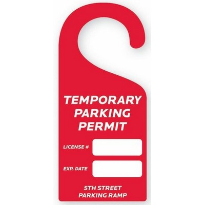 Permit | Hanger - Rectangle (4x9") Rounded Corners