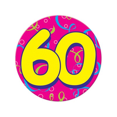 Jumbo "60" Button