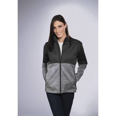 Women's Lightweight Performance Melange Color Block Jacket w/Mesh Backing