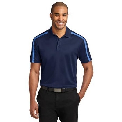 Port Authority® Silk Touch™ Performance Colorblock Stripe Polo Shirt