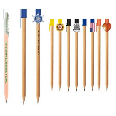 Eco Pencils w/3D Custom Toppers