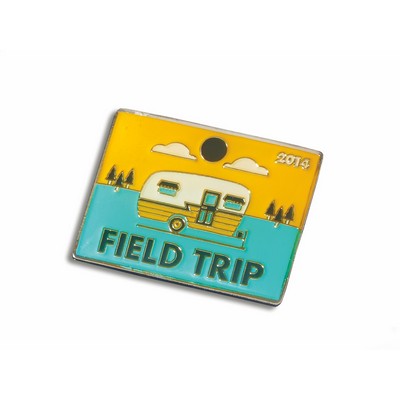 Soft Enamel Die Struck lapel pins - 1.25"