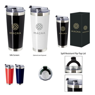 28 Oz. Stainless Steel Cobra Tumbler With Custom Box