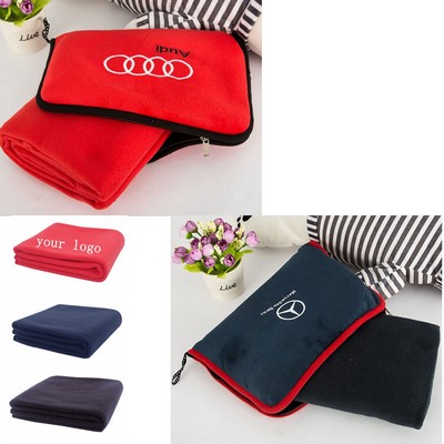 Car Sleep Packable Travel Blanket